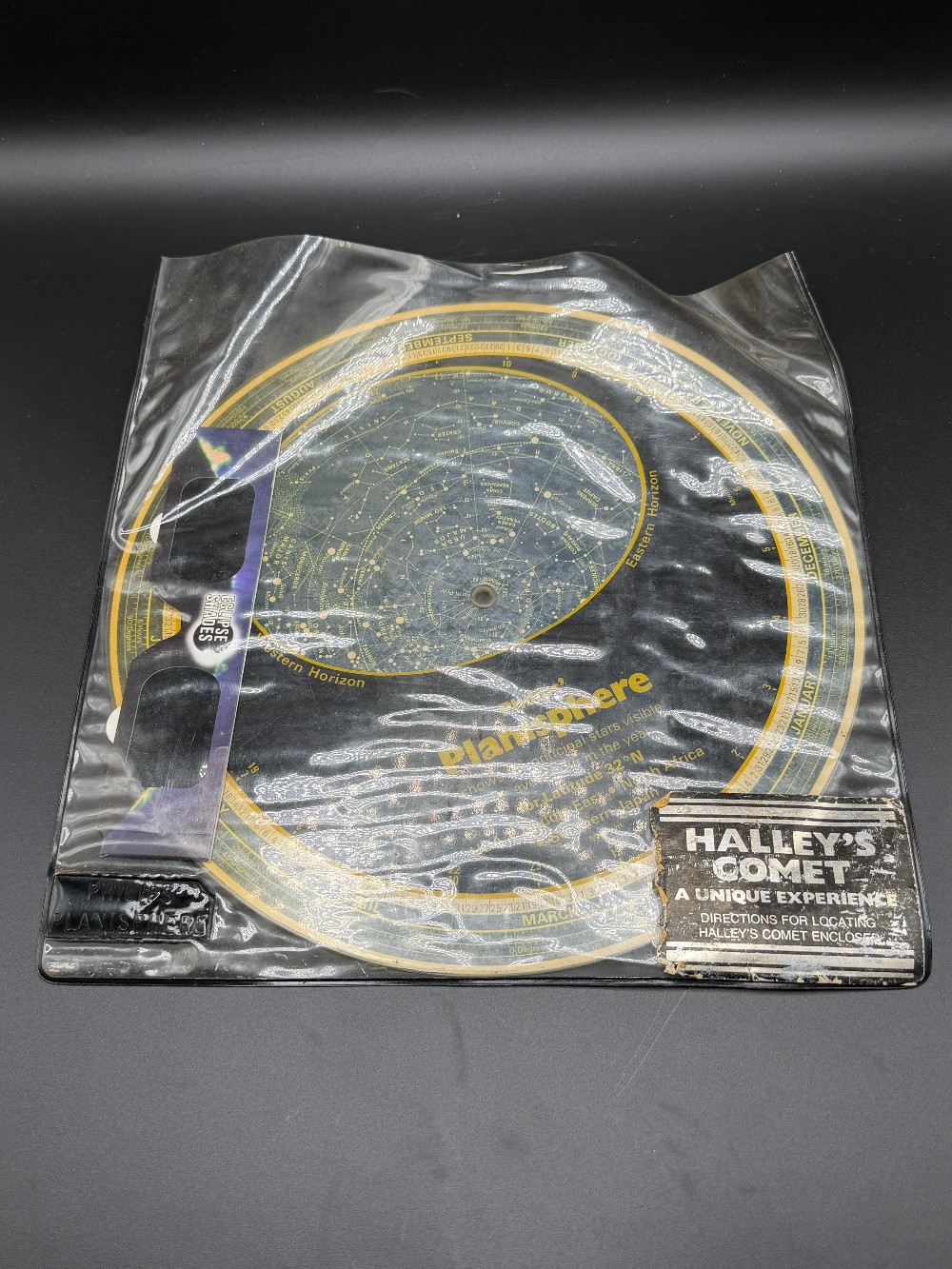 1982 Philips' Planisphere Star Chart Wheel with Original Sleeve | Latitude 32°N