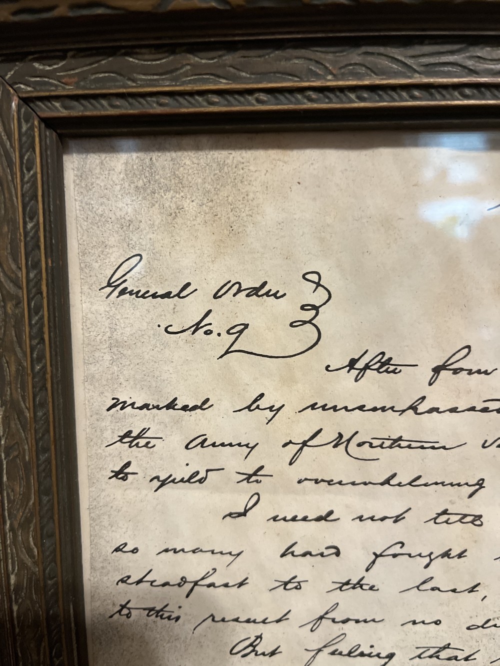 Vtg reproduction Robert E Lee letter