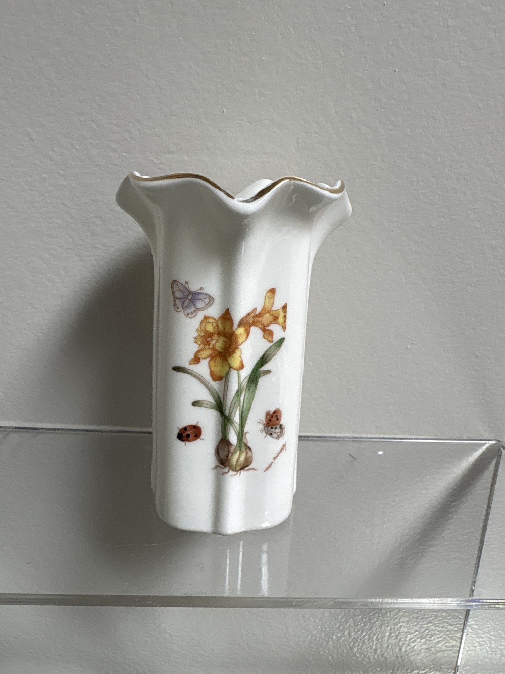 Gleneagles Edinburgh Bone China  Floral Vase