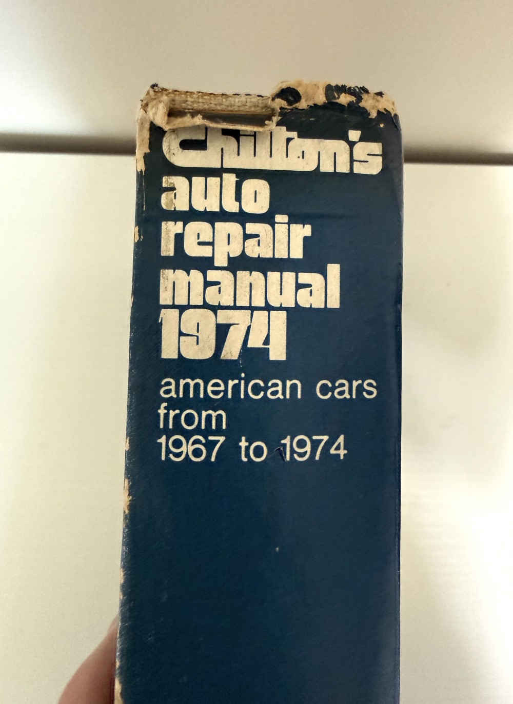 Chilton’s Auto Repair Manual Book 1974