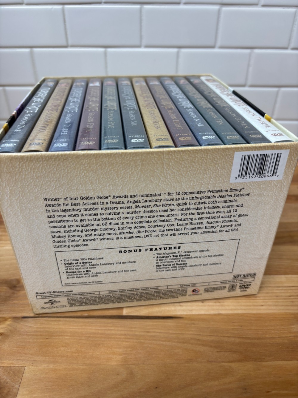 DVD Murder She Wrote TV Series Complete 63 Disc Box Set Angela Lansbury