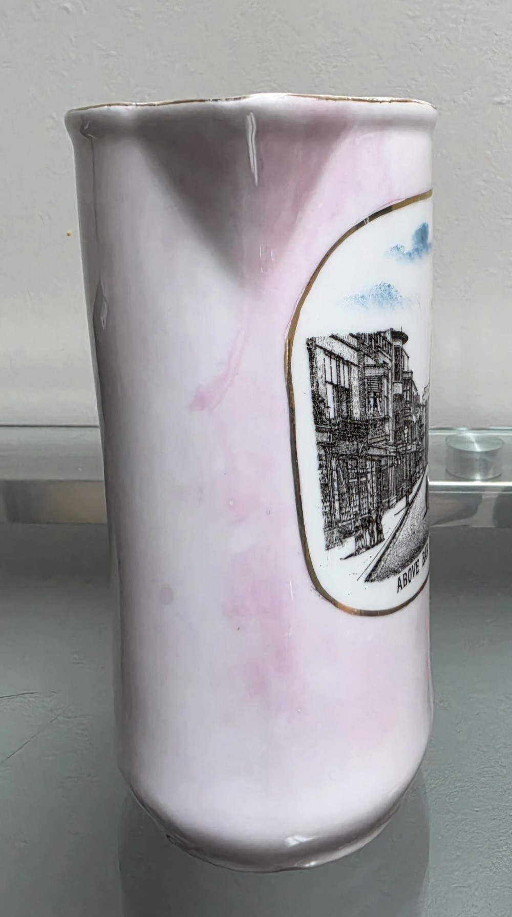 Pint Lustreware Souvenir Pitcher Above Bar Southampton
