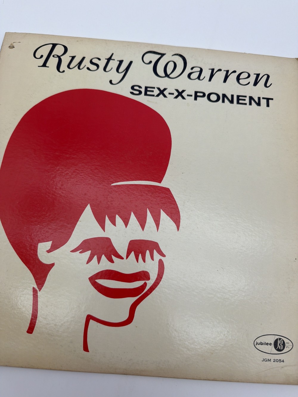 Vintage 1964 Rusty Warren “Sex-X-Ponent” Vinyl LP – Mid-Century Album Cover Decor