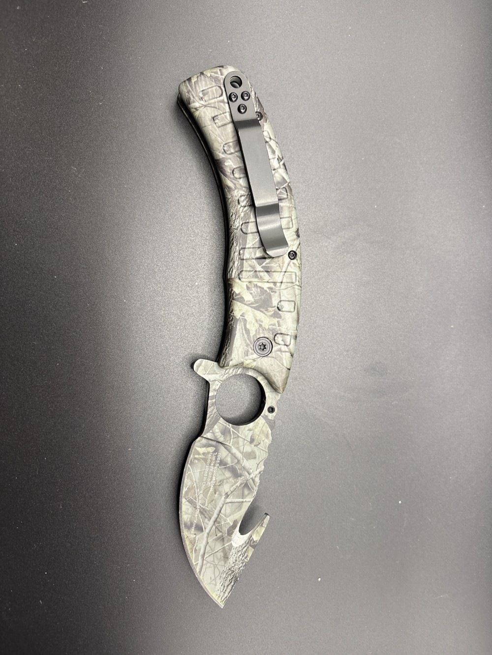 Red Deer Lockback Knife ~9 in L