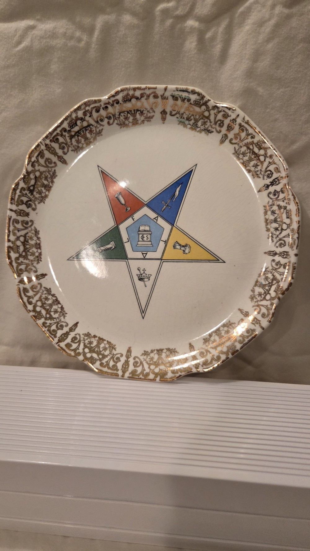 DO-1719 Eastern Star souvenir plate