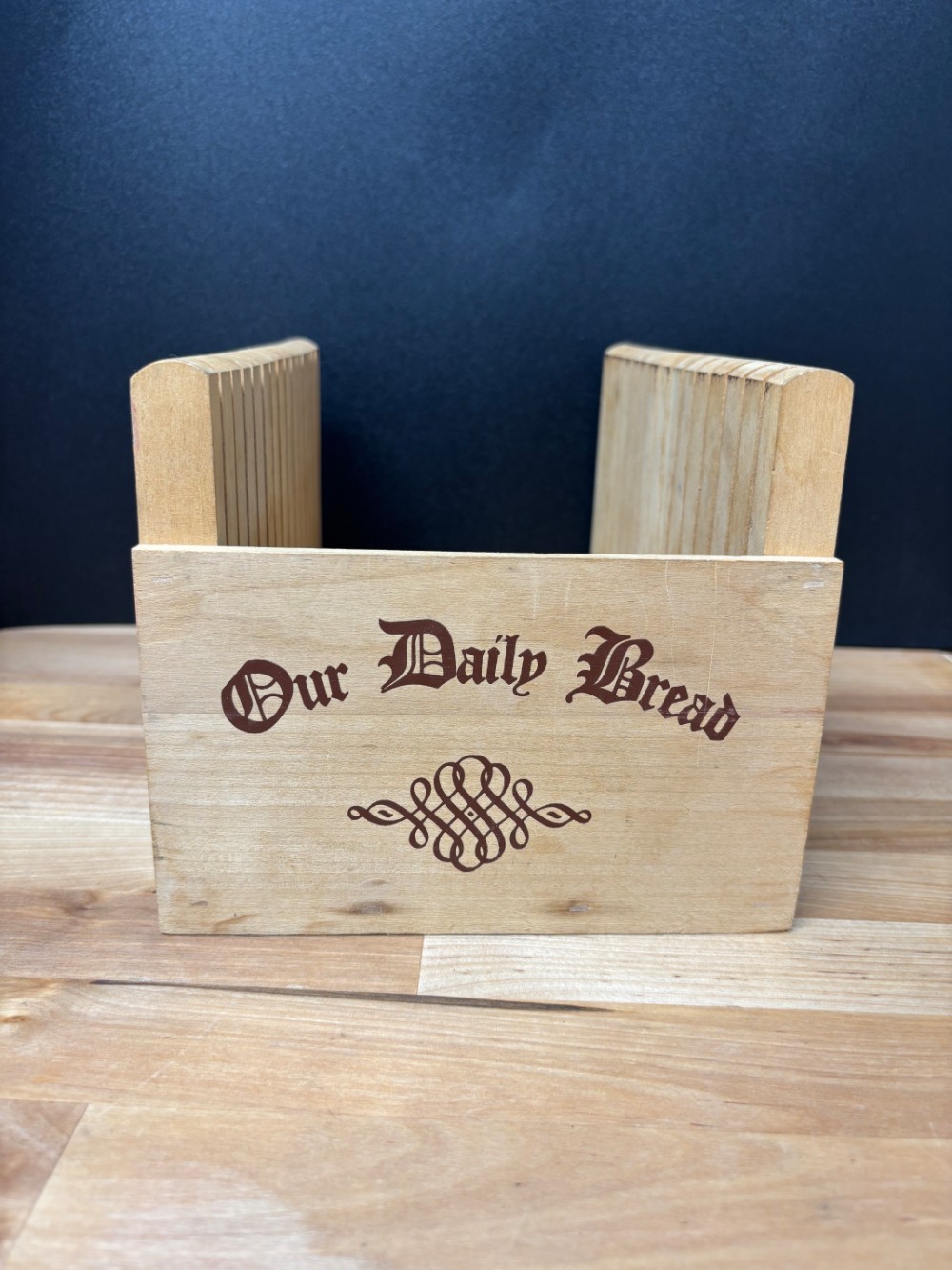 Our Daily Bread Wooden Bread Slicer Slicing Guide