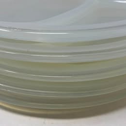 Vintage Fry Opalescent Divided Grill Plate