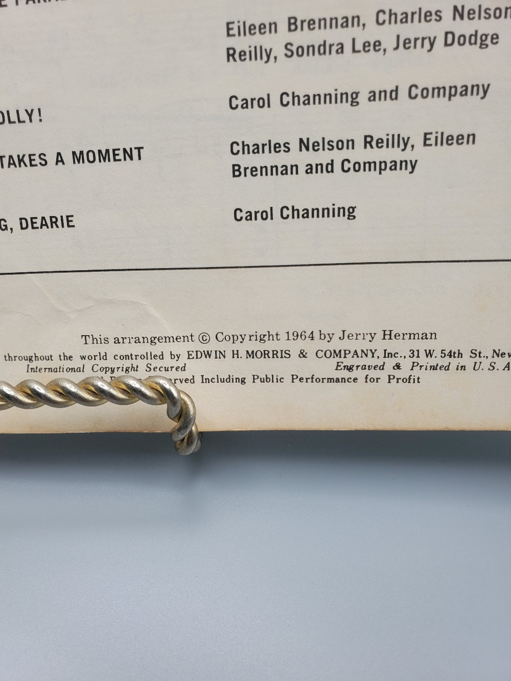 Hello, Dolly! Sheet Music Piano Selections