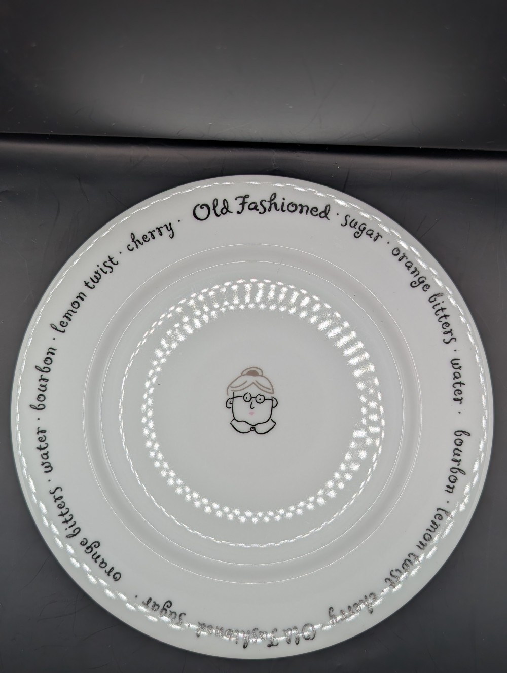 Pottery Barn Bar Lingo plates s/6