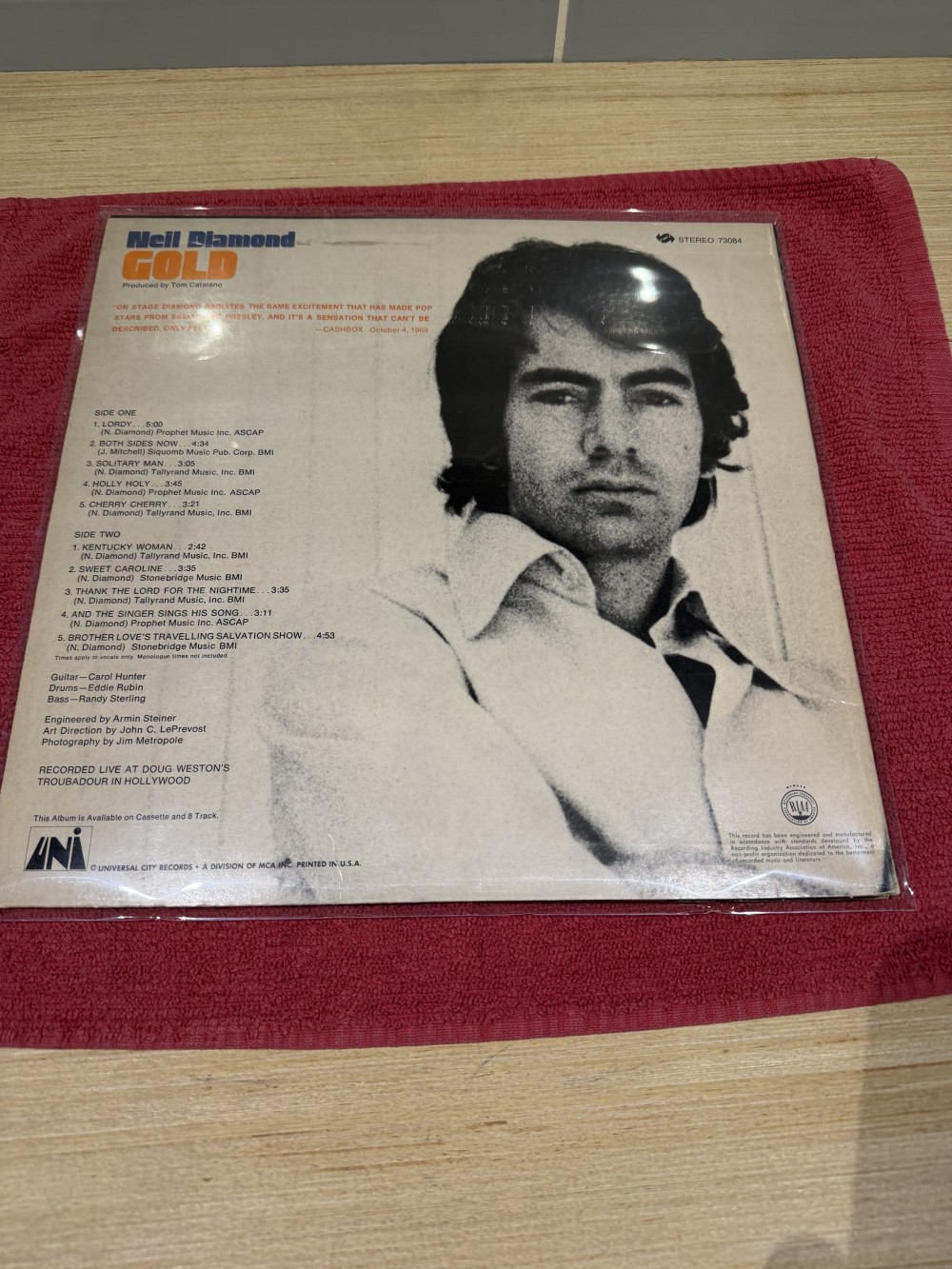 Neil Diamond – Gold: Recorded Live at the Troubadour 1970