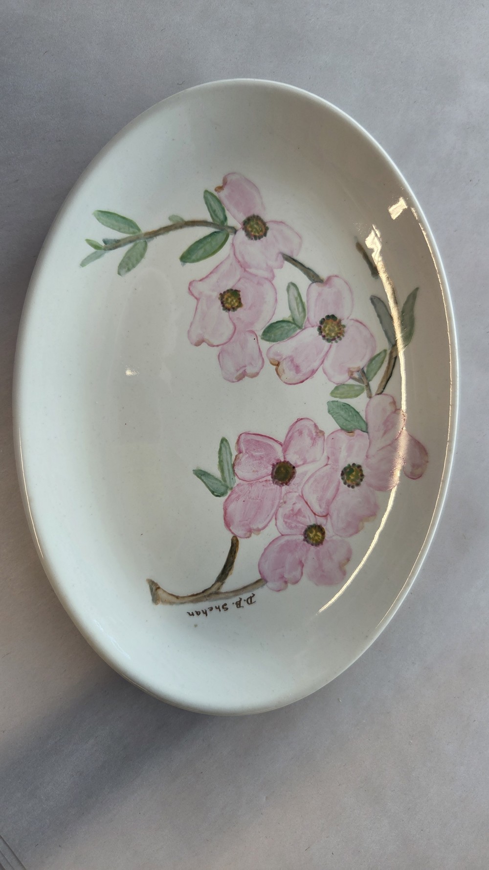 KP-1771 small Dogwood platter