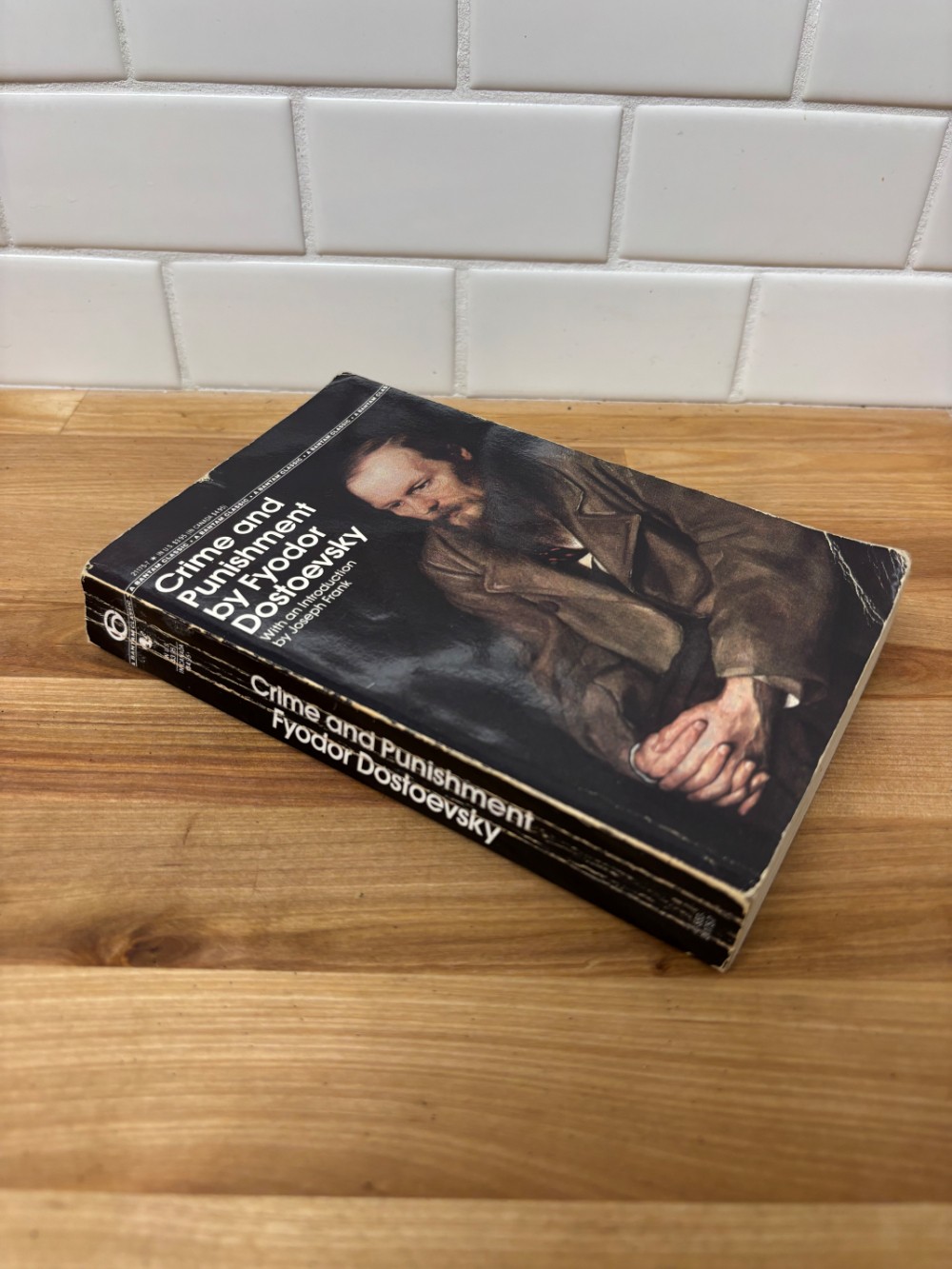 Book Crime and Punishment by Fyodor Dostoevsky Bantam Classic 1981 Paperback