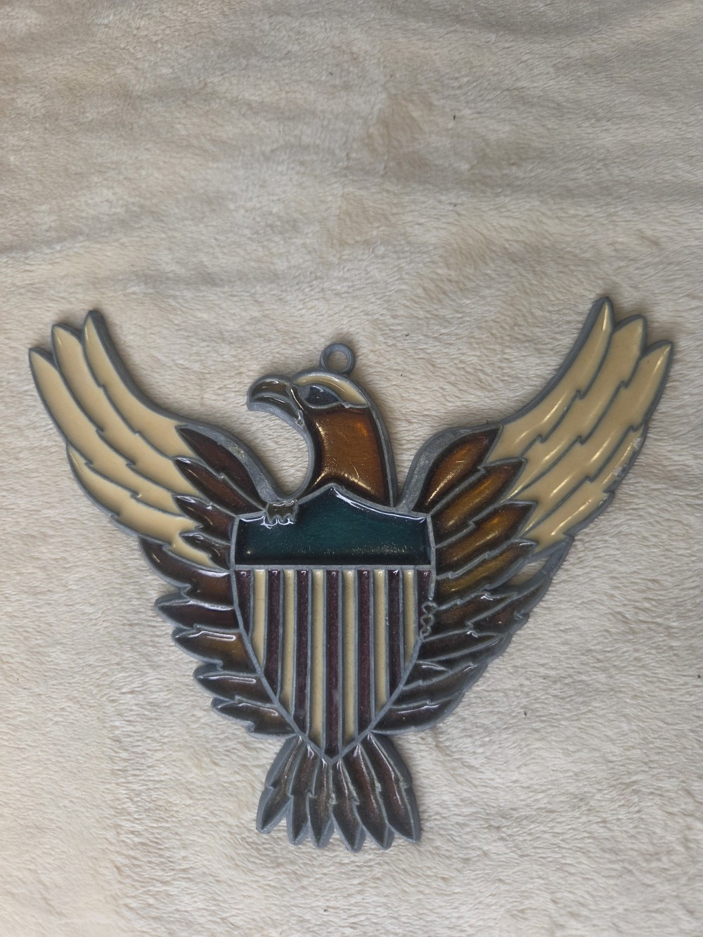 VTG Stained-Glass Eagle Suncatcher
