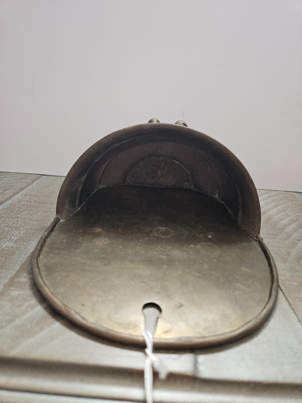 vintage brass wall pocket planter