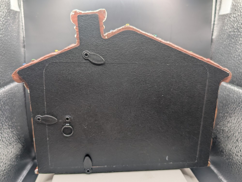 Gingerbread house/train picture frame