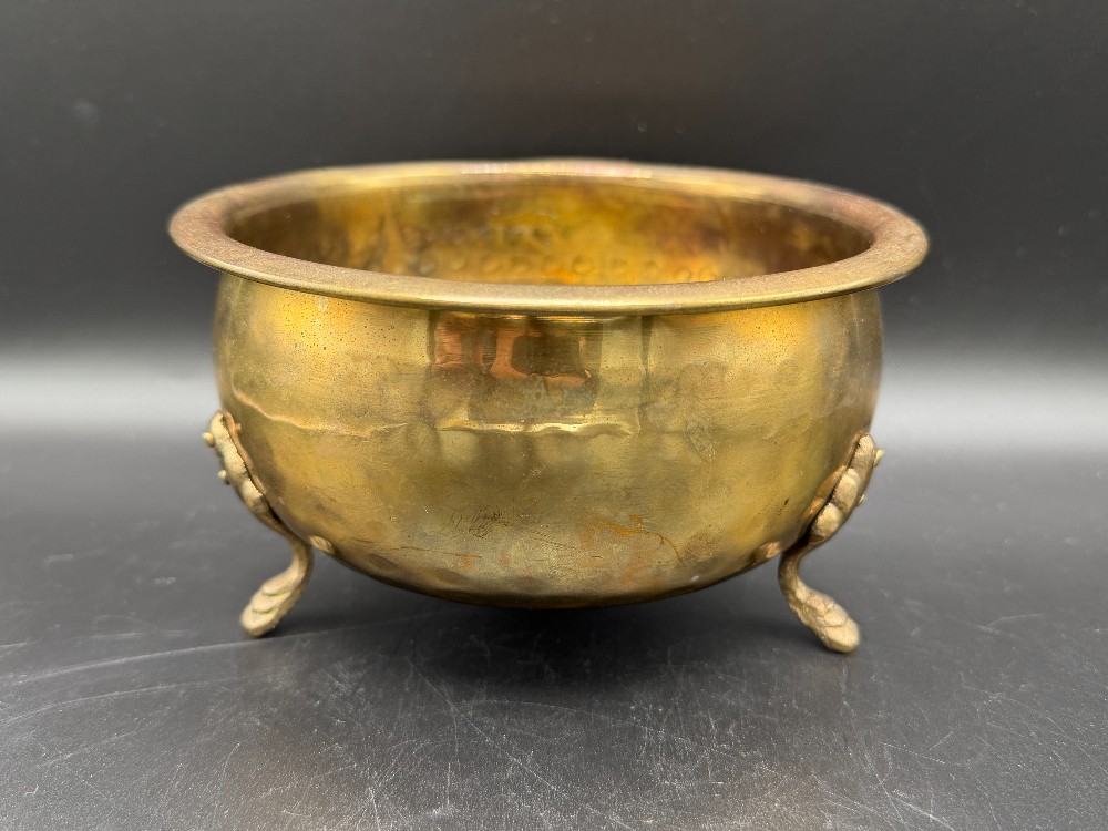 Brass Planter Cauldron Style