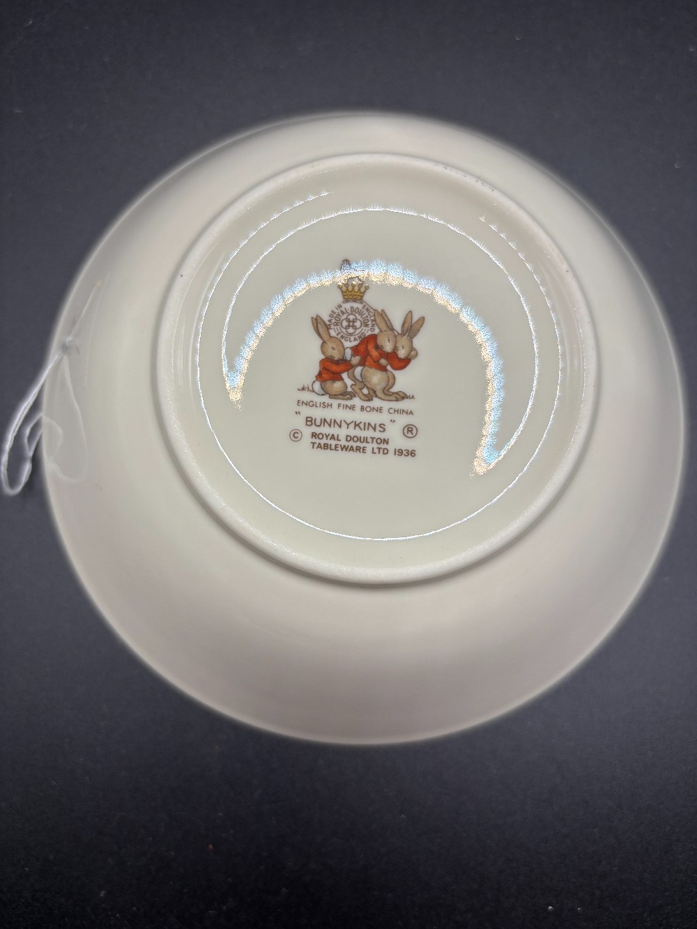 Dinnerware Bunnykins artist bowl Royal Doulton Fine Bone China
