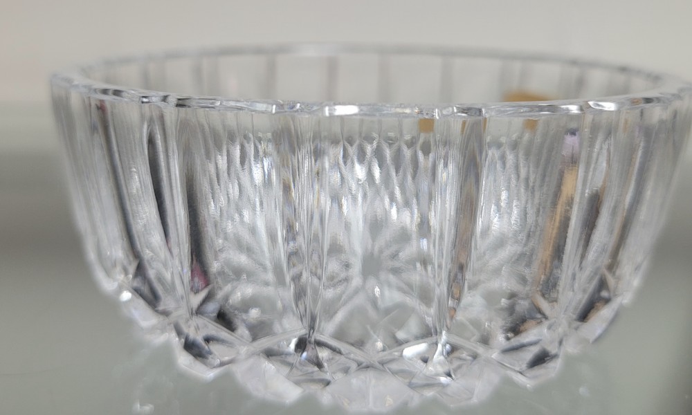 West German 74% lead crystal 4 in. bowl