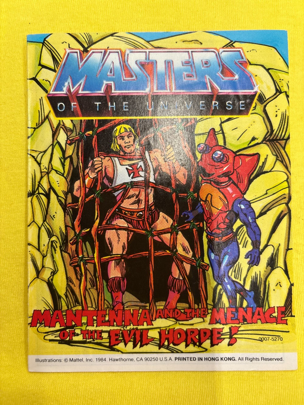 MOTU Mini Comic Mantenna & Menace of Evil Horde!