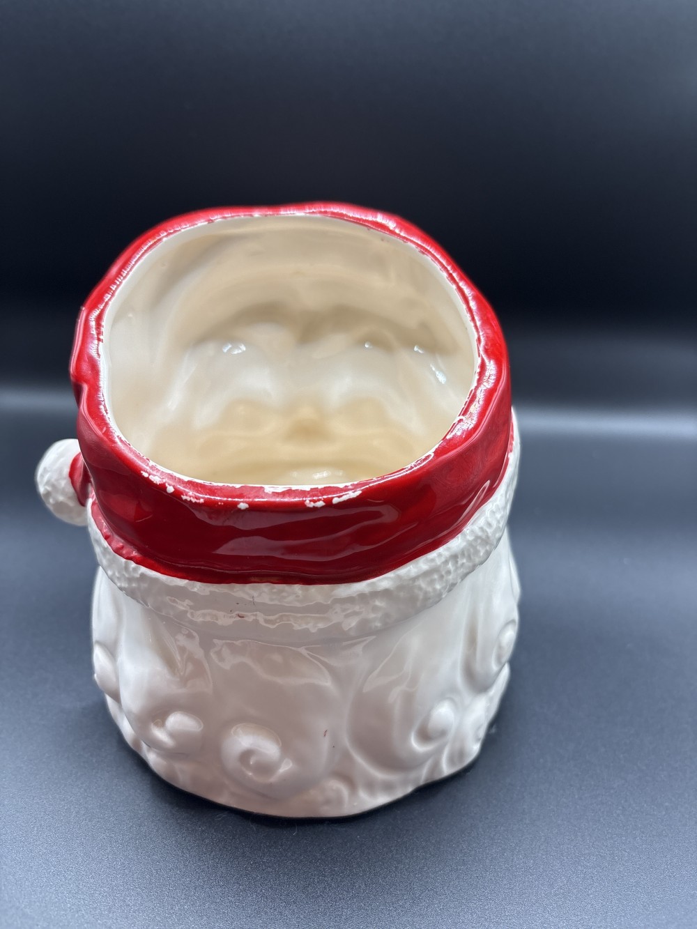 Santa Face Planter Vintage MCM ~6 in H4 in W