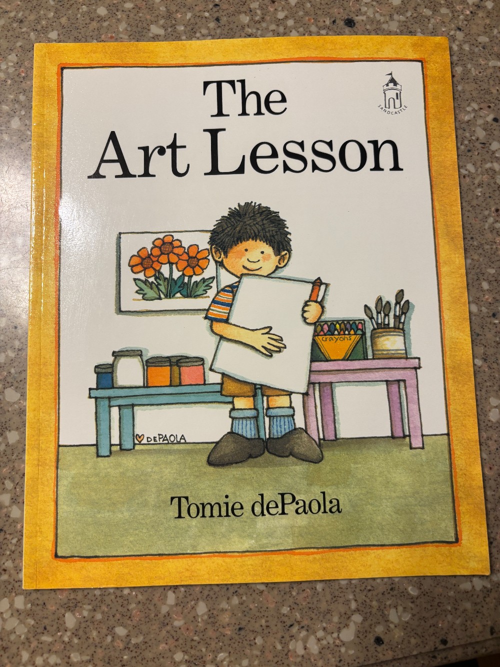 The Art Lesson Tomie dePaola 1989 softcover