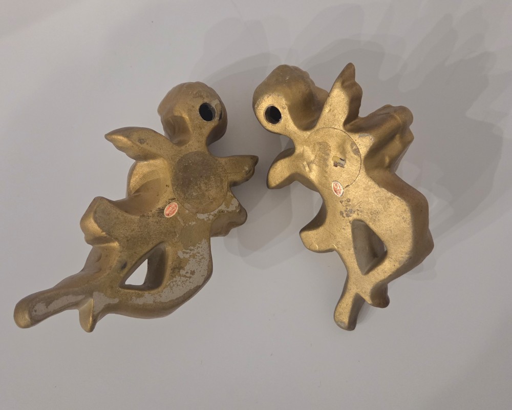 Set of 2 VTG Norcrest Cherub Wall Plaques