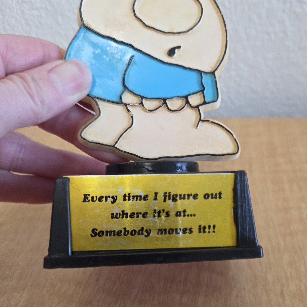 Vintage 1980 Ziggy Paperweight