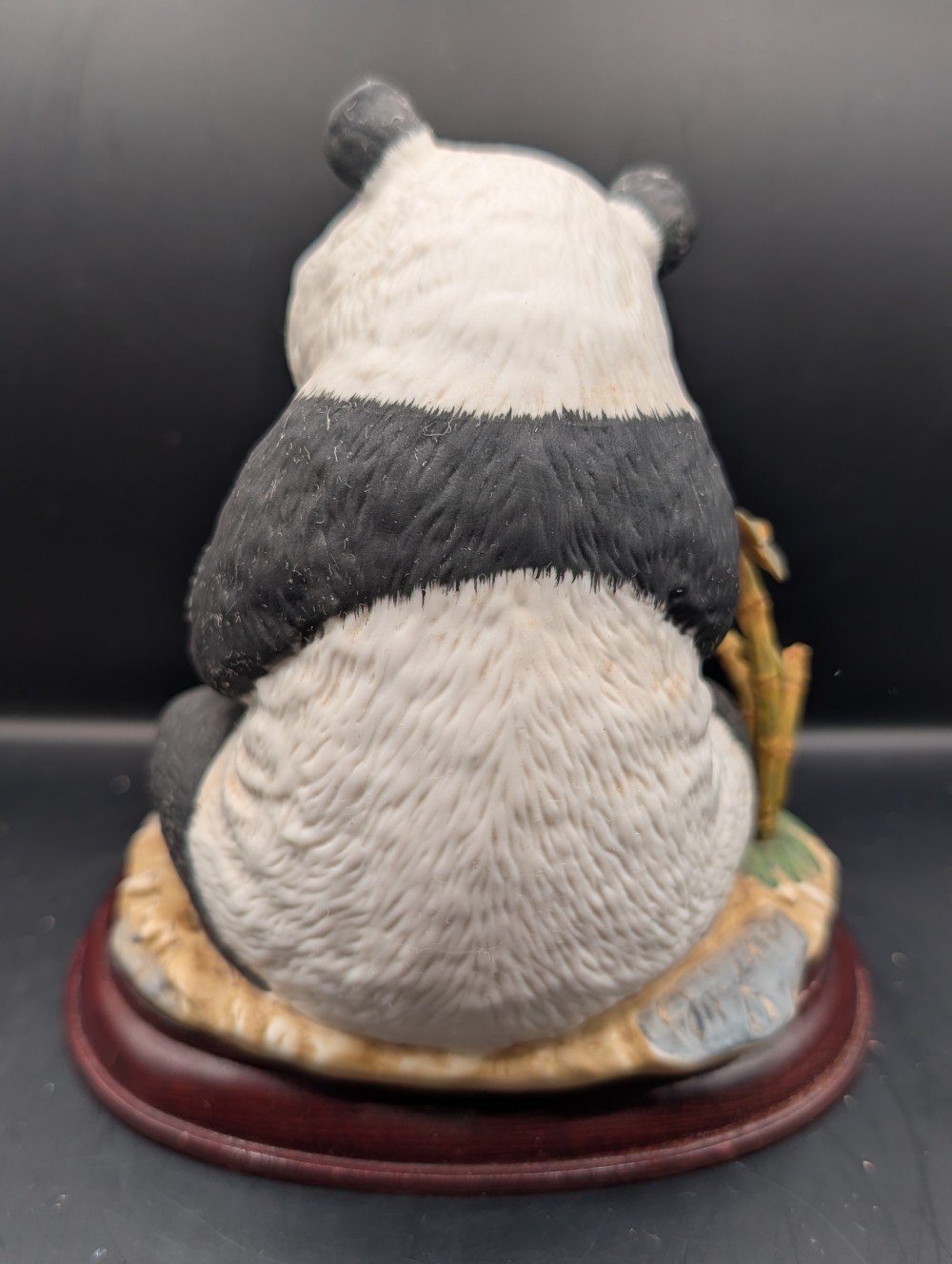 Homco porcelain panda mom and baby