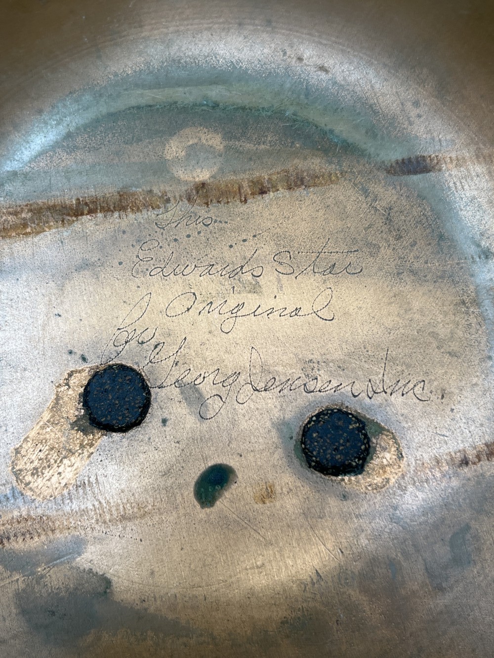 MCM Edwards Star Copper/Enamel Bowl