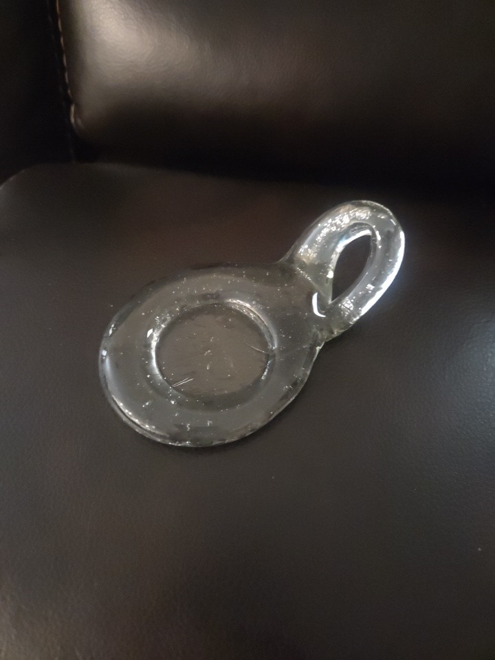 VTG Handblown Glass Spoon Rest