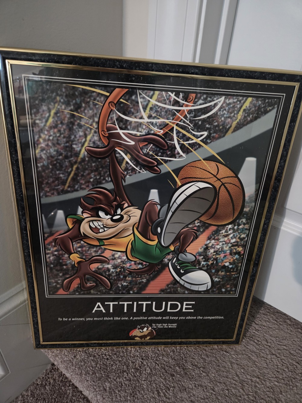 '98 Looney Tunes Taz Inspiration Poster