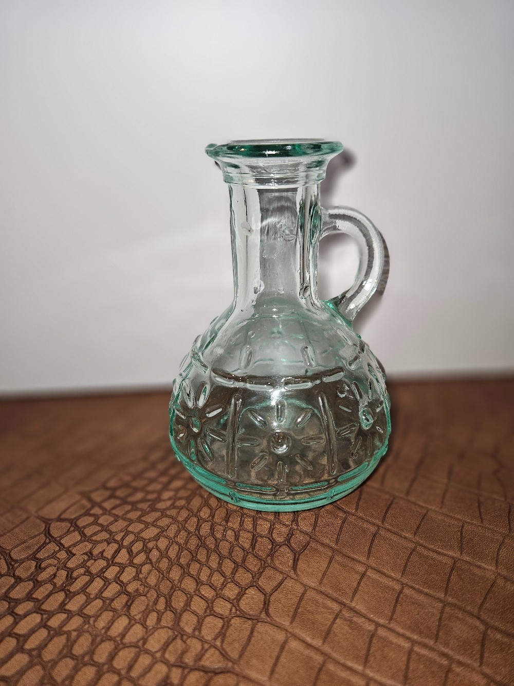 Vintage Bormioli Rocco Italian glass cruet