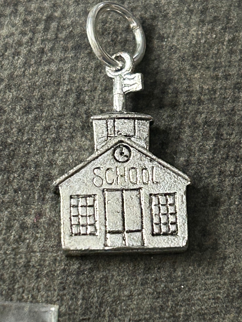 Charm - Retired James Avery Little Schoolhouse - Rare find - as is