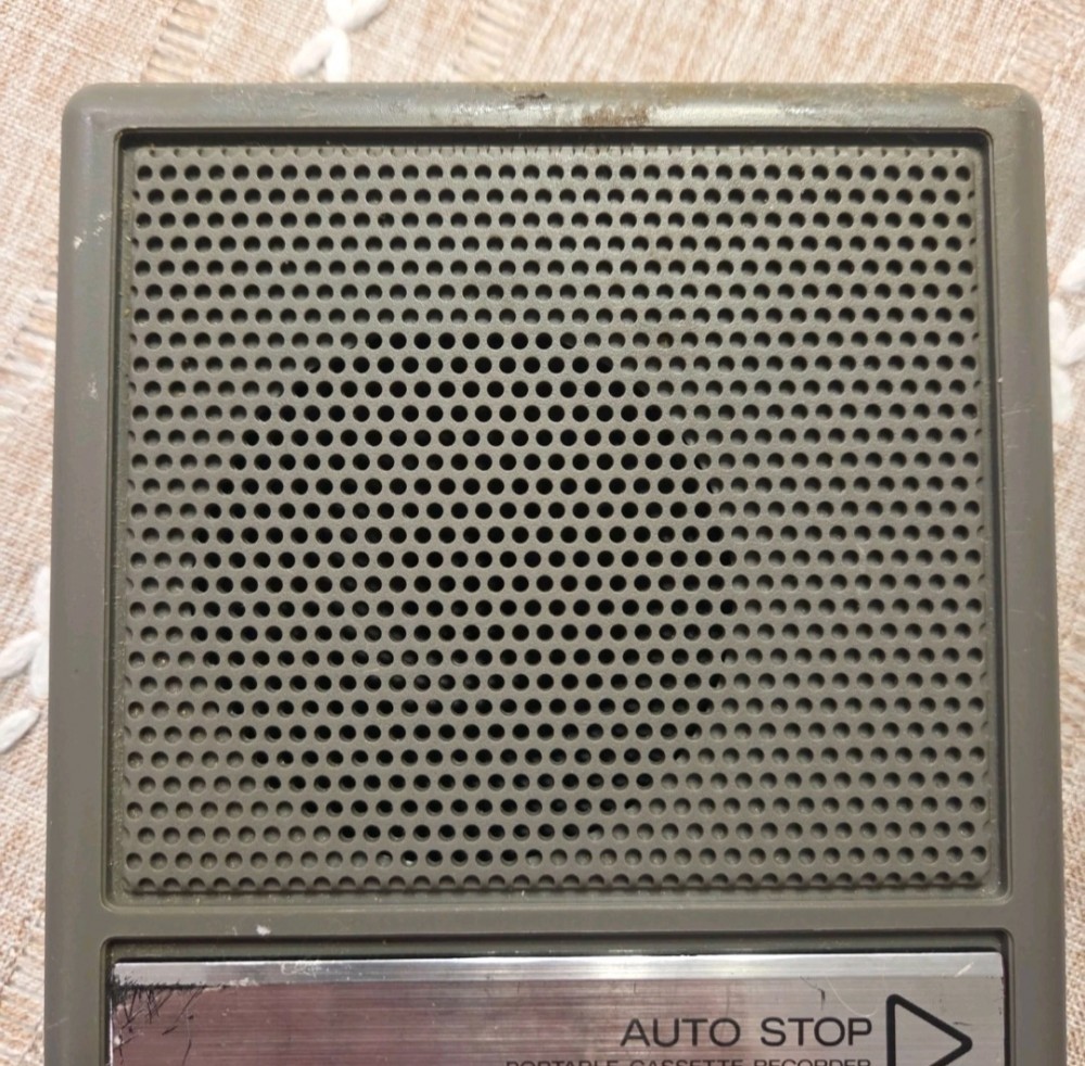 VTG Panasonic Portable Cassette Recorder Works! AS IS