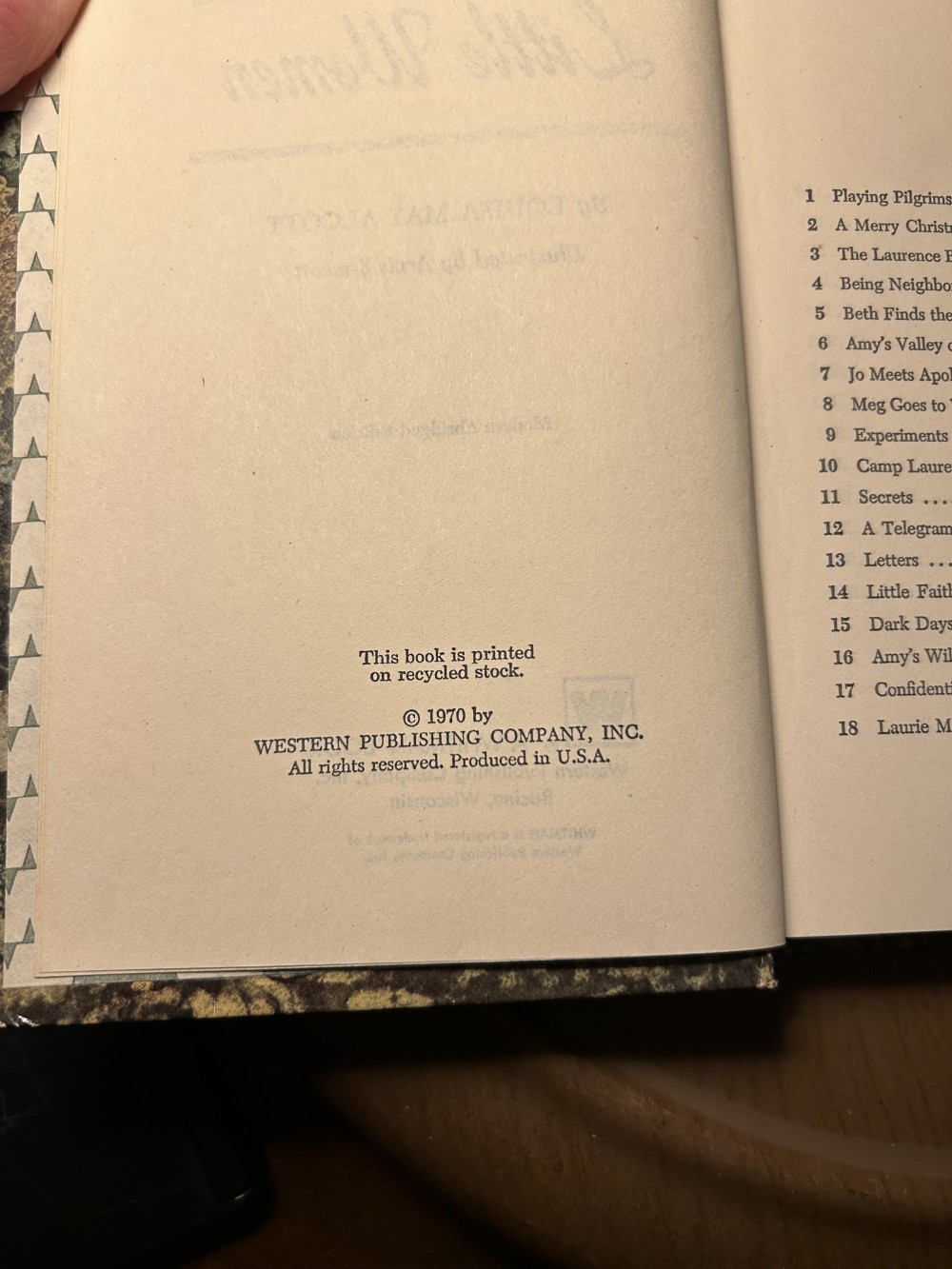 Little Women 1970 Whitman Edition