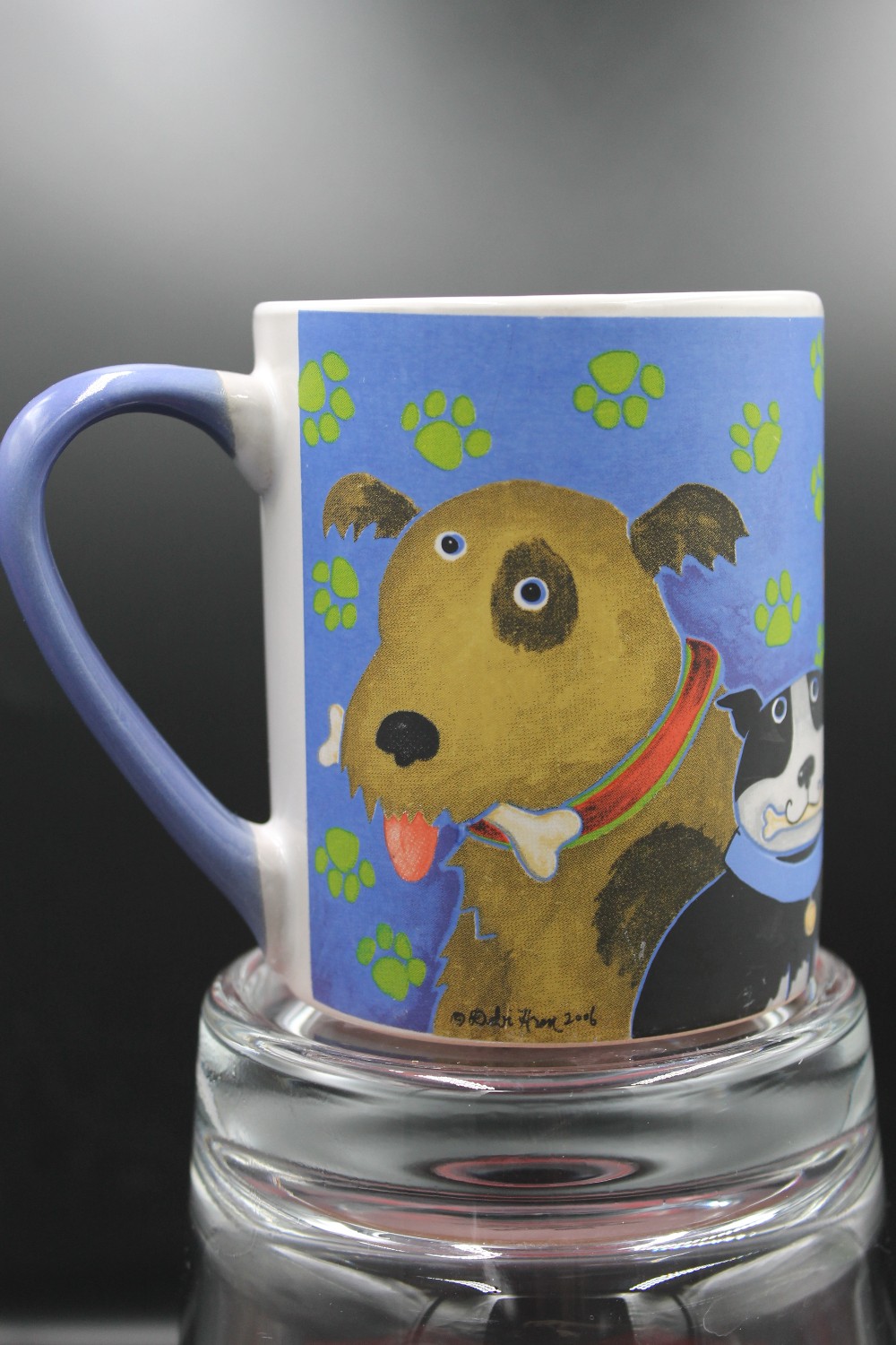 2006 Mug with dogs by Gibson