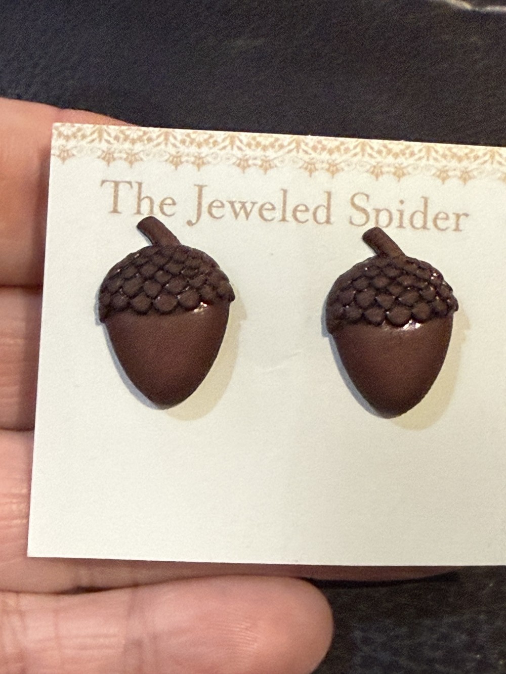 Stud Earrings - Acorn