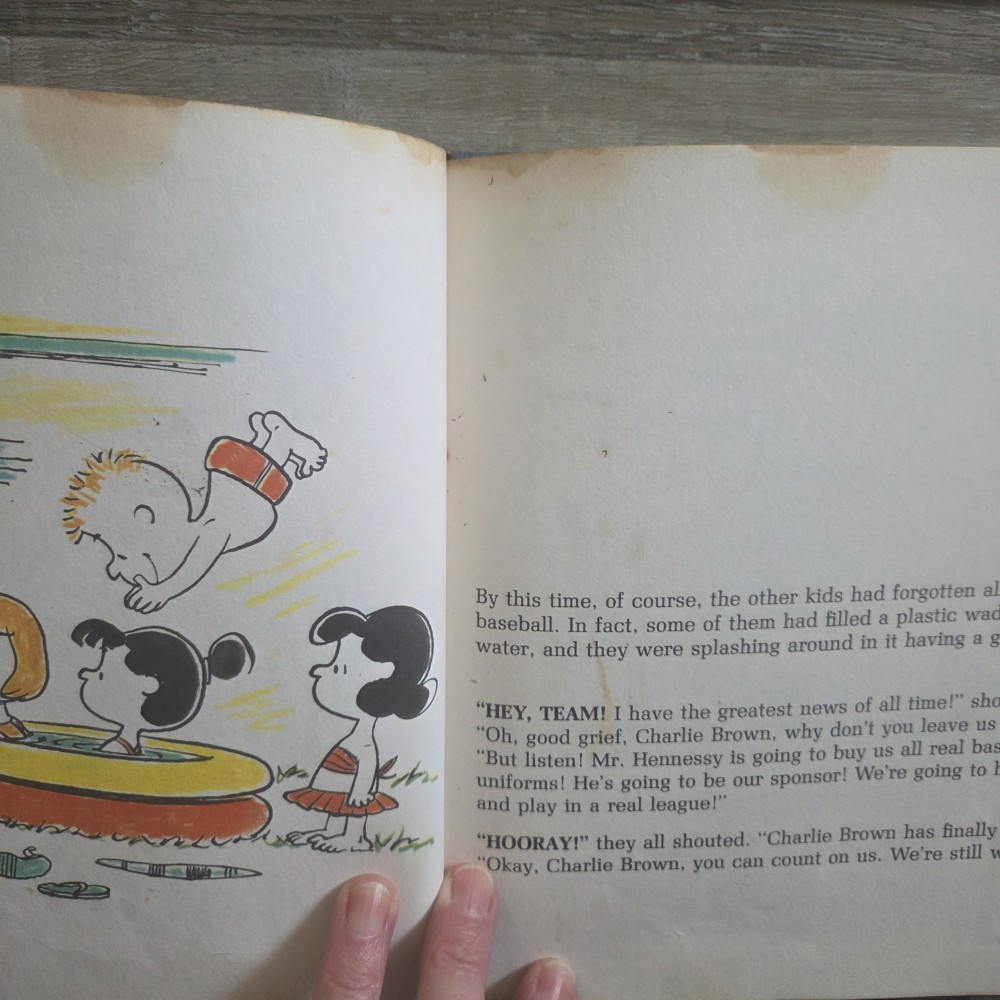 VTG 1966 First Edition Charlie Brown All Stars-AS IS