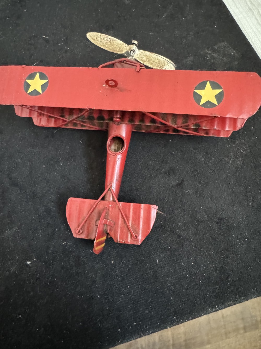 RED BARON, MINATURE REPLICA WW1 BI BIPLANE