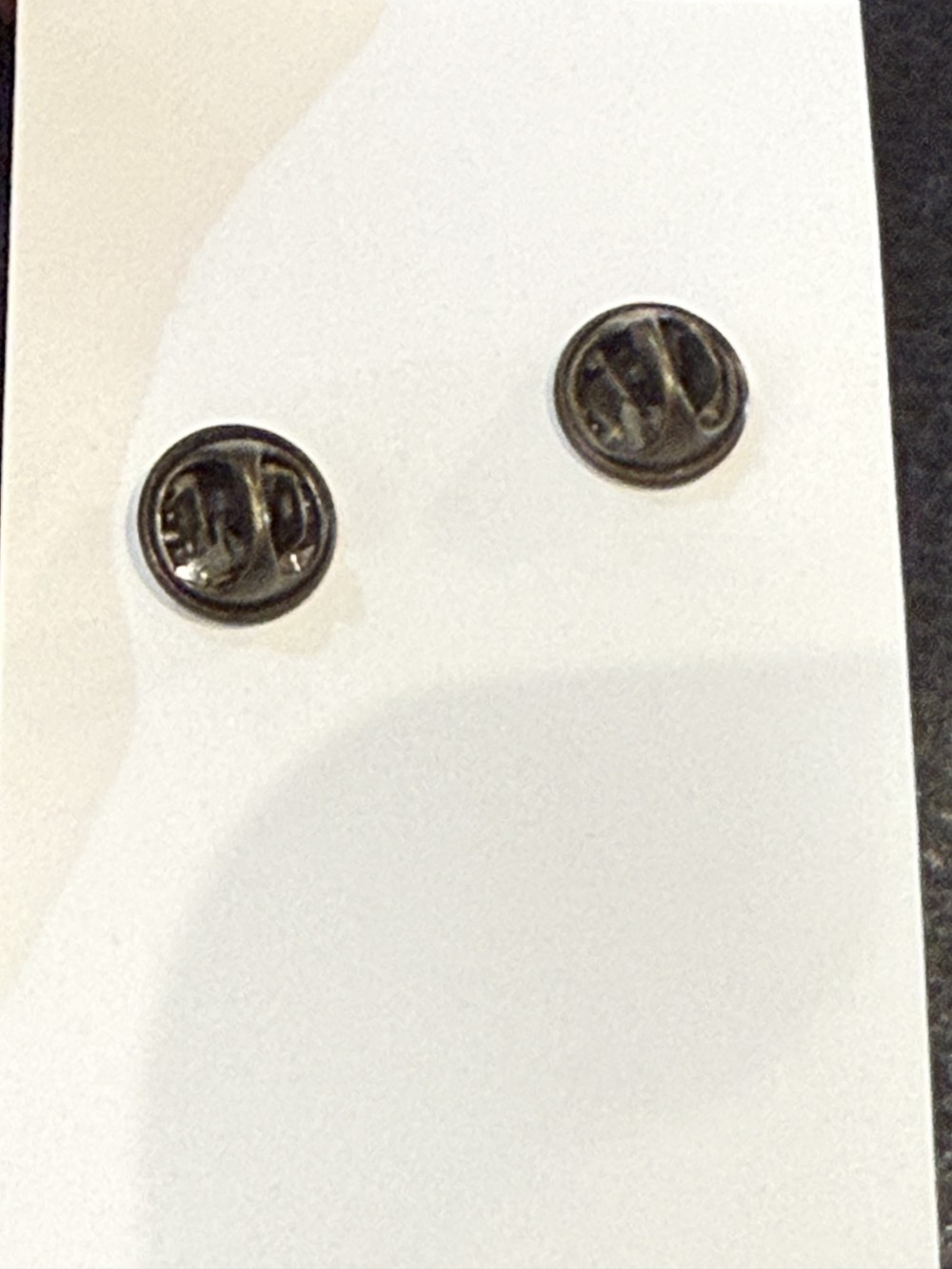 Sweater Pins - Clock Pocket Watch White Face Bronze