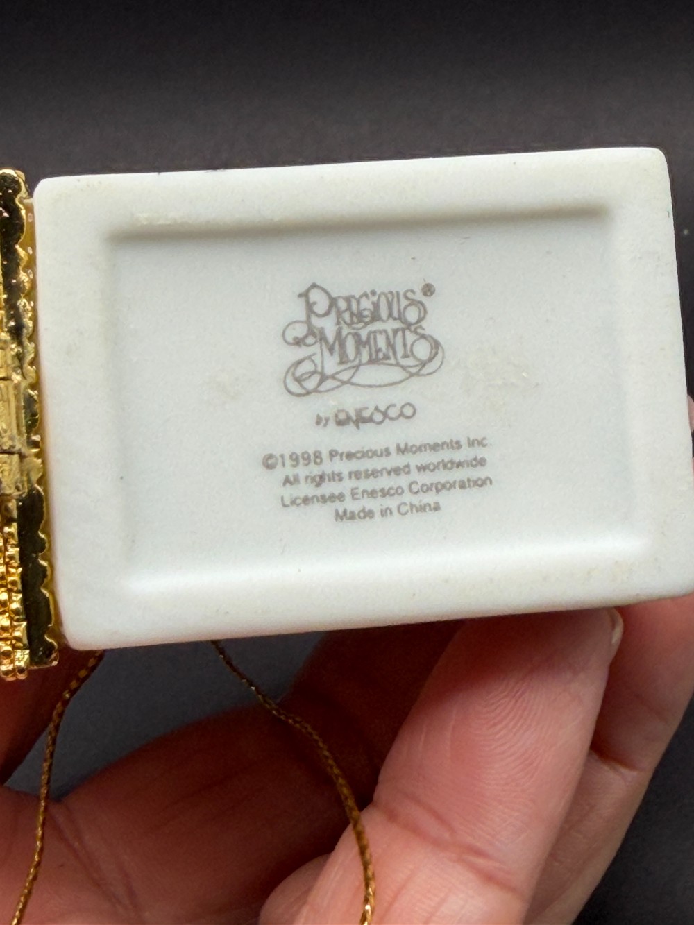 Precious Moments Trinketbox Ornament