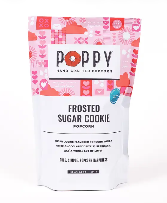NEW:  Poppy Handcrafted Popcorn:  Frosted Sugar Cookie