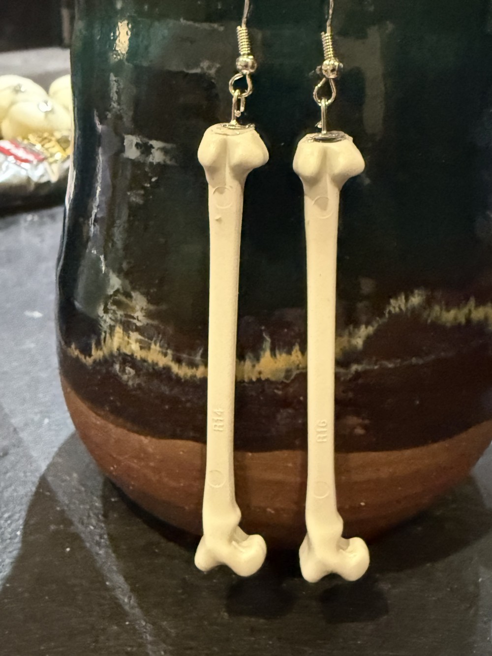 Earrings - Skeleton Bones