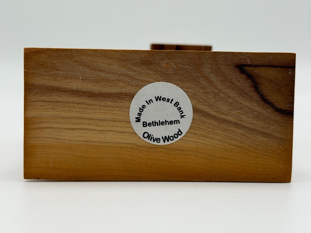Bethlehem Olive Wood Minimalist Nativity Scene A- Made In West Bank Holy Land
