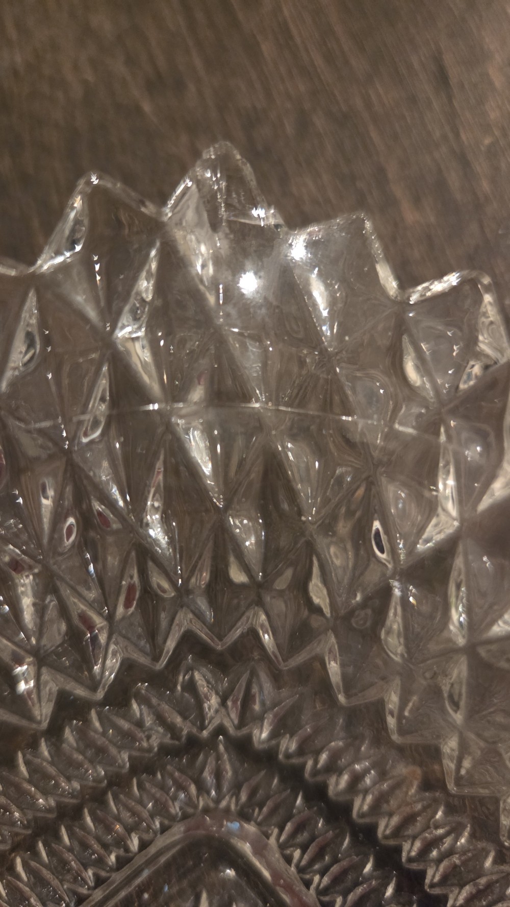 DO-1795 vtg Indiana glass candy dish