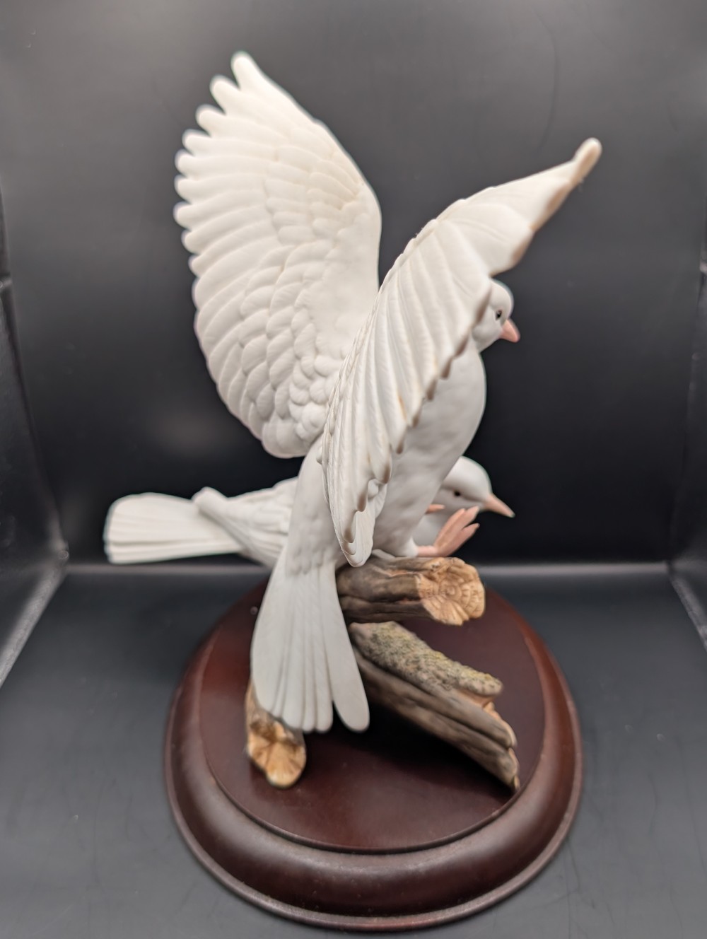 Homco porcelain dove couple figurine
