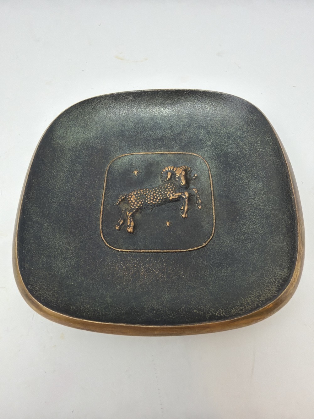 Vtg Brass Aries Ram