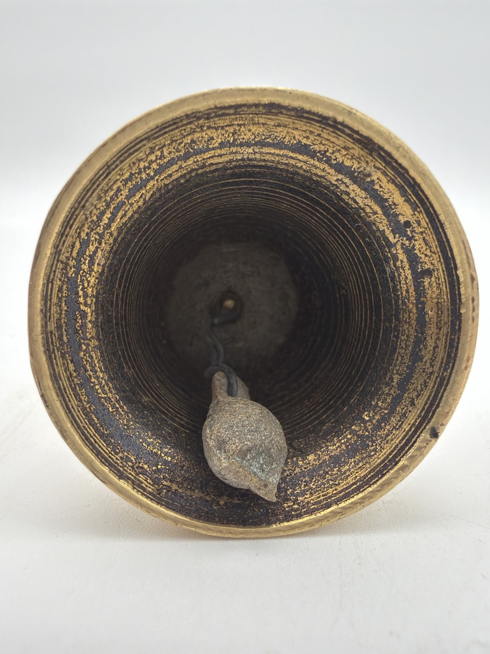 Vintage Brass Crane Bell