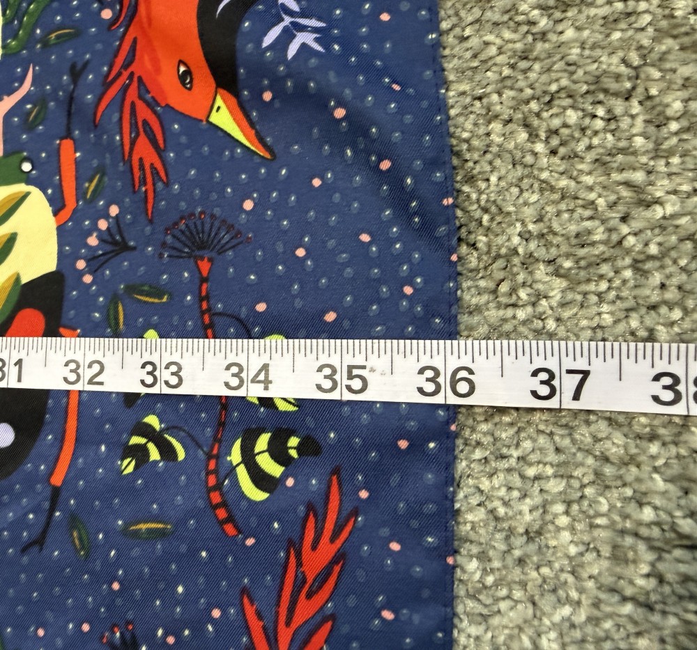 Birds and bugs scarf