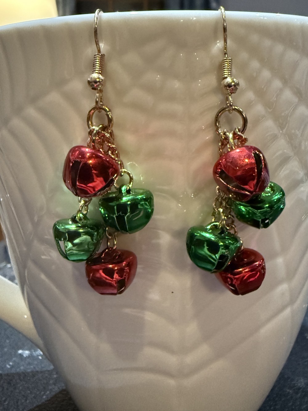 Earrings - Christmas Jingle Bells - Four